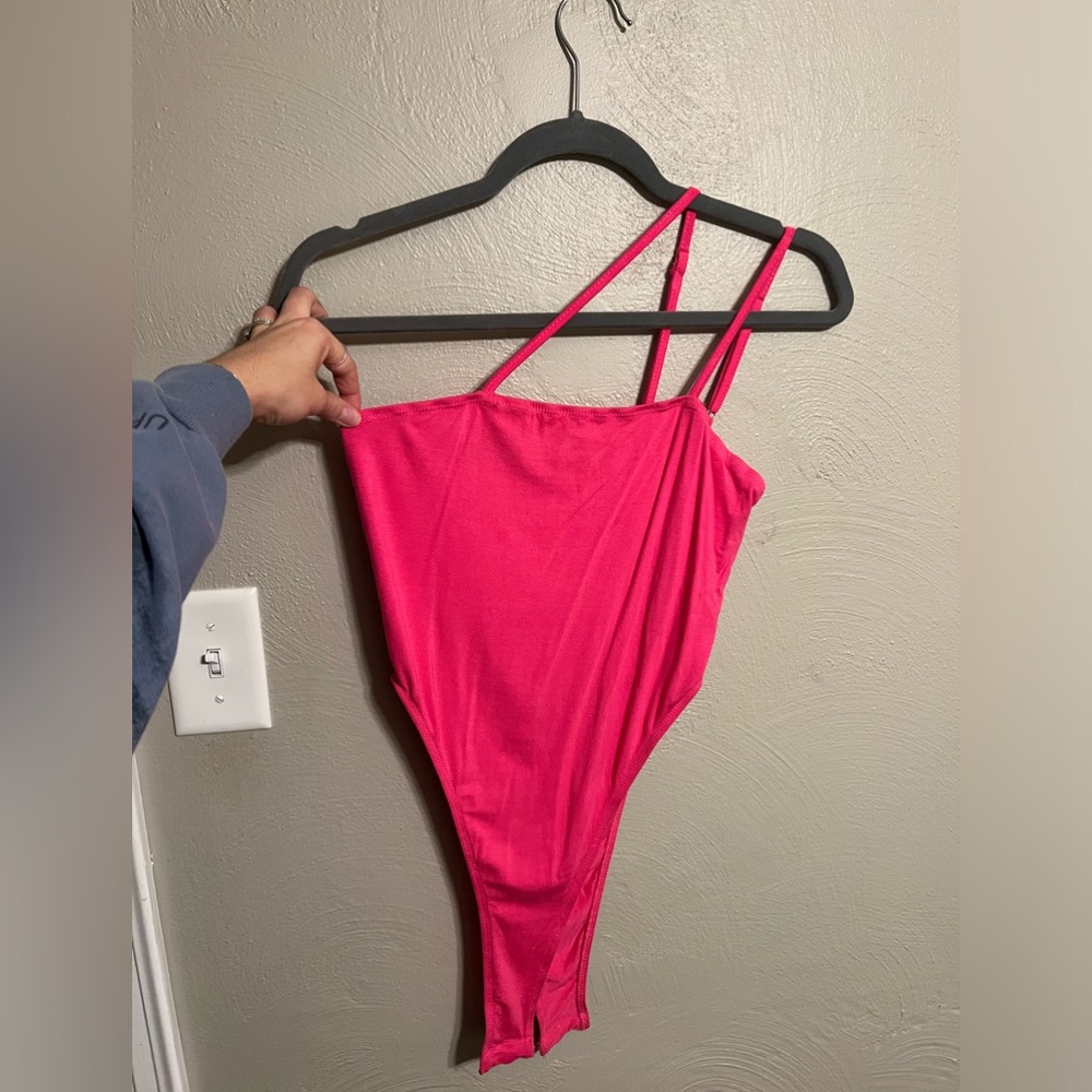 Hot pink bodysuit size small/medium (2-4)